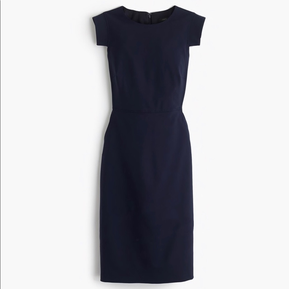 Jcrew Resume Sheath Dress Navy size 2